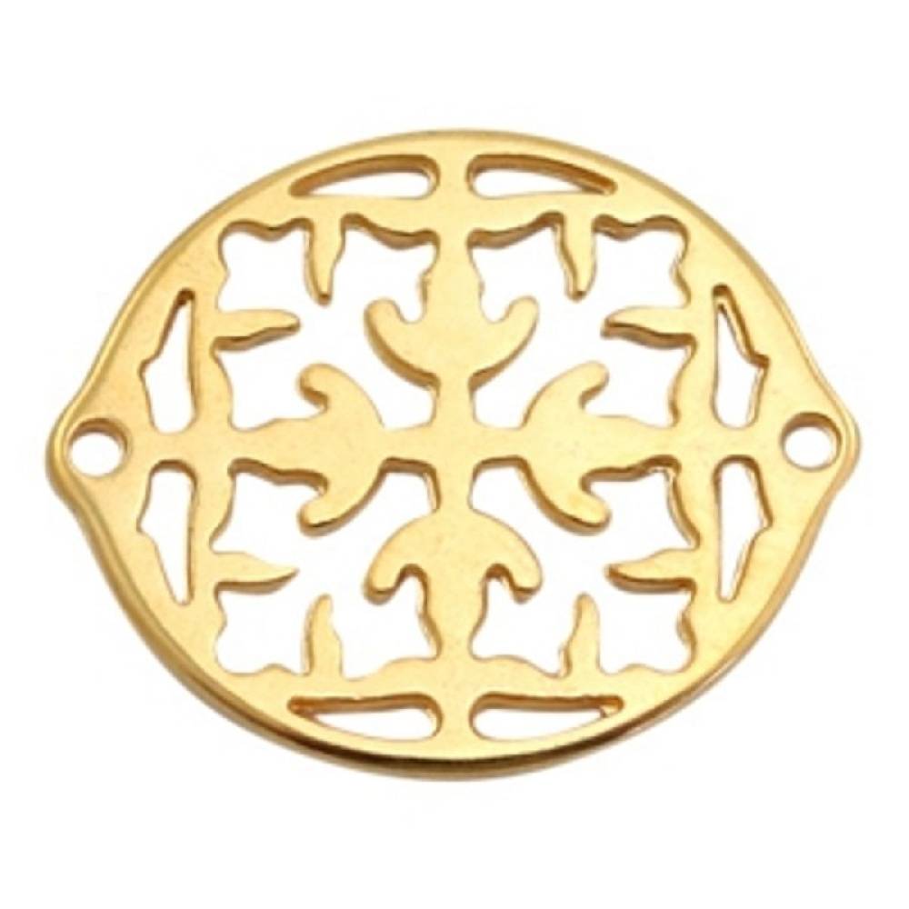 Sadingo Schmuckverbinder Ornament | 31x26 mm Fabrik Onlineshop