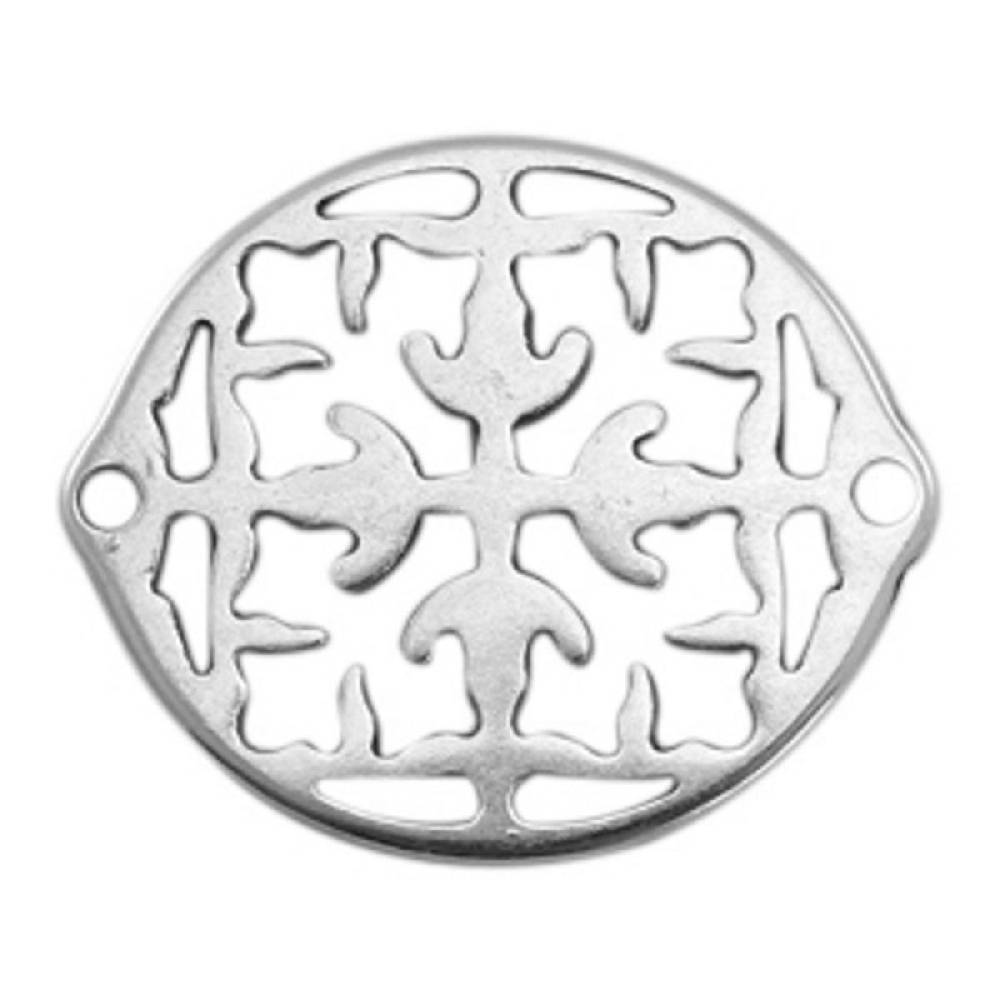 Sadingo Schmuckverbinder Ornament | 31x26 mm Fabrik Onlineshop
