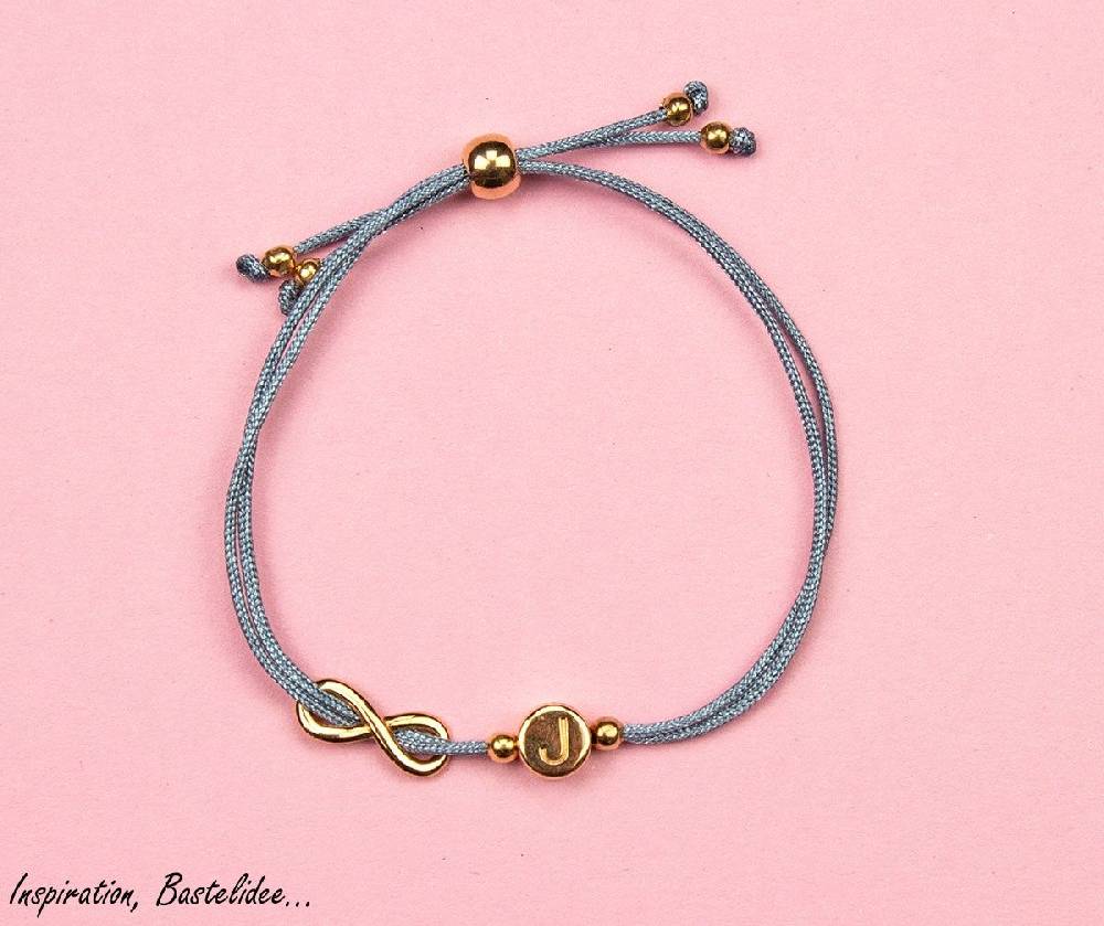 Sadingo Buchstabenperlen rosegold, DQ Metall, 7 mm rund Online Shopping