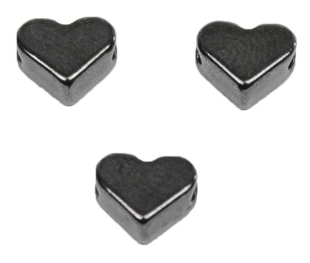 Sadingo Metallperlen | 15 Stück, 6mm, Herzperlen aus DQ Metall Cyber Monday