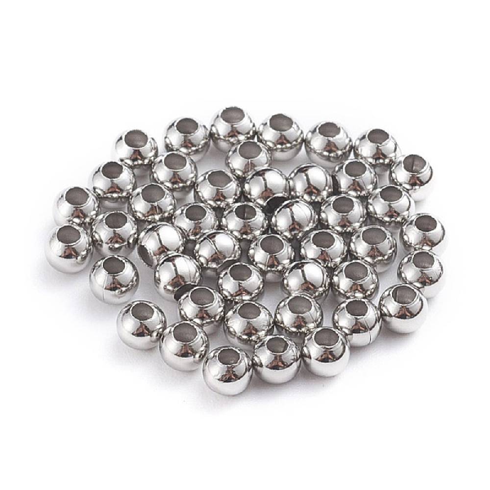 Sadingo Metallperlen | Edelstahl-Perlen in silber Online Outlet