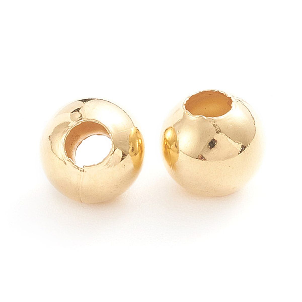 Sadingo Metallperlen | Edelstahl-Perlen in gold Zeitlich begrenztes Angebot