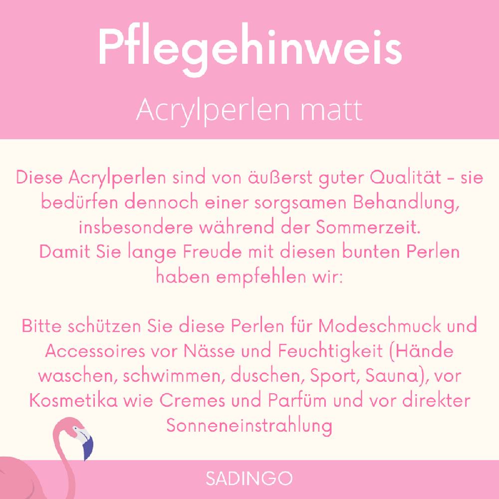 Sadingo Acrylperlen matt | 200 Stück, 10mm Exklusive Angebote