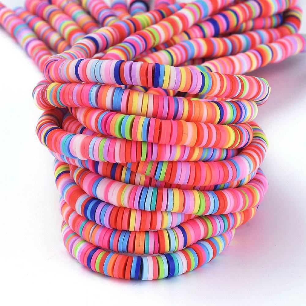 Sadingo Polymer Clay Perlen | 3900 Stk., 6mm, Katsuki Bestseller