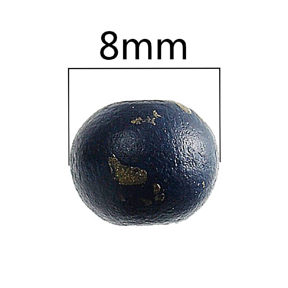 Sadingo Holzperlen zum auffädeln 500 Stück 8mm, Bastelbedarf Sonderangebote