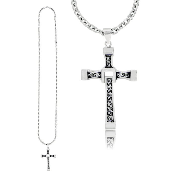 Save Brave Ankerkette Davis mit Anhänger Kreuz Zeitlich begrenztes Angebot