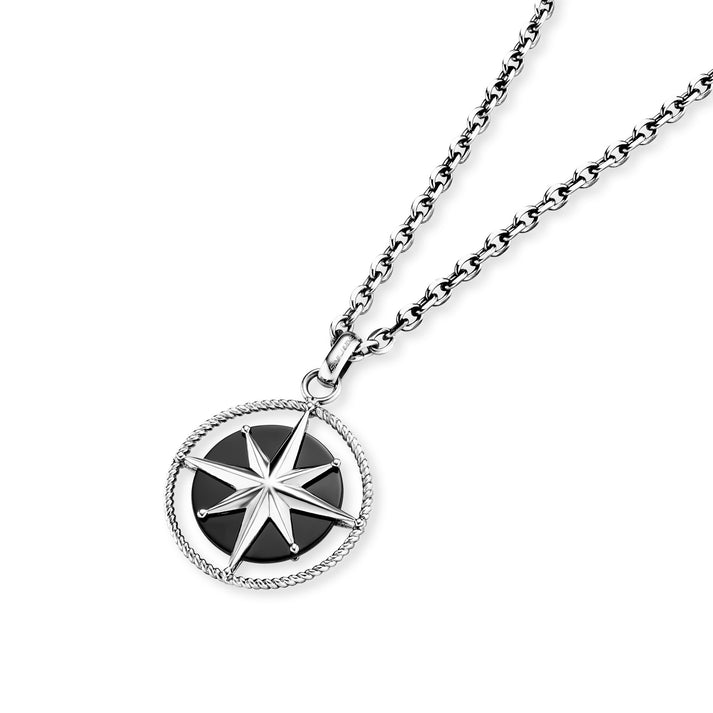 Save Brave Kette Polar mit schwarzem Onyx Riesige Ersparnisse