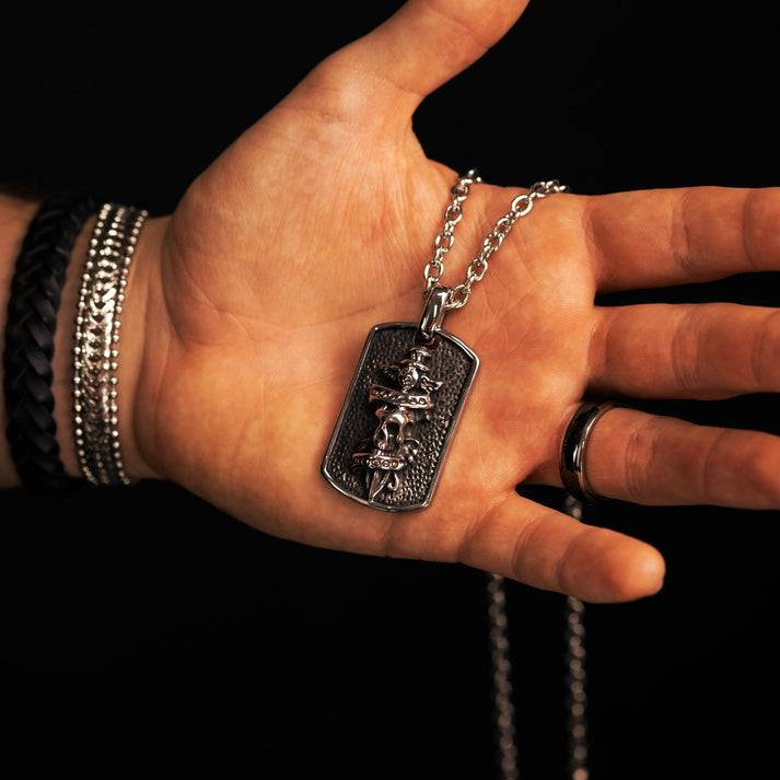 Save Brave Ankerkette Jack mit Anhänger Totenkopf Nur für heute