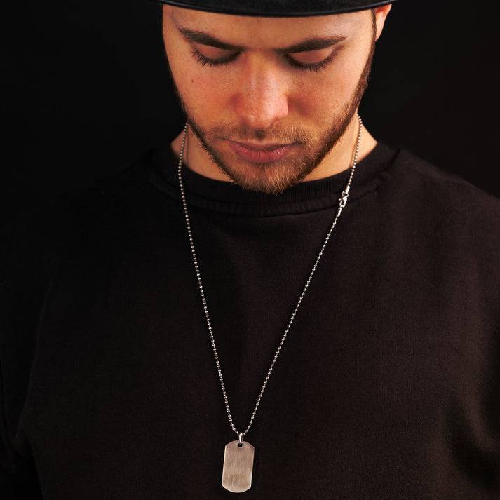 Save Brave Kugelkette Robert mit Dog Tag Anhänger Clearance-Verkauf