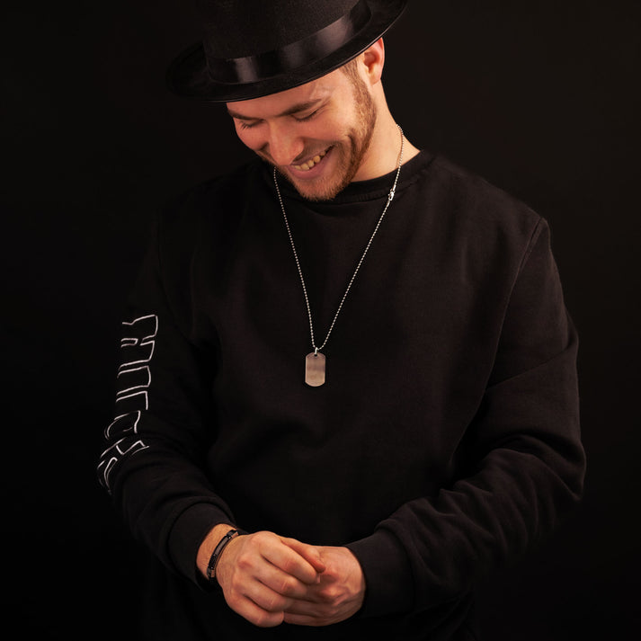 Save Brave Kugelkette Robert mit Dog Tag Anhänger Clearance-Verkauf