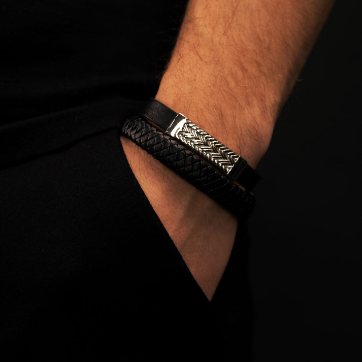 Save Brave Geflochtenes Lederarmband Harry zollfrei