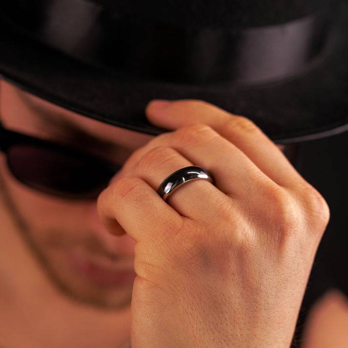 Save Brave Partnerring Romeo für Herren - Edelstahl & Keramik Angebote
