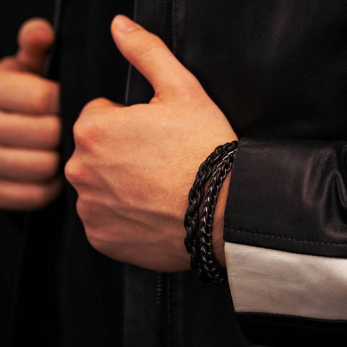 Save Brave Gliederarmband Justin aus Edelstahl Muttertagsangebot