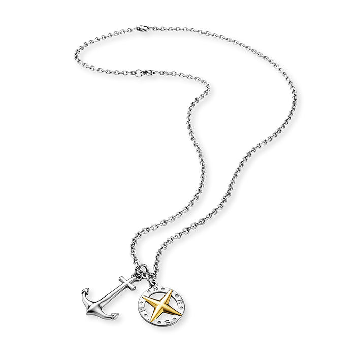 Save Brave Ankerkette mit Anhängern Anchorpolar - Farbe Silber und Gold Bis zu 50% Rabatt