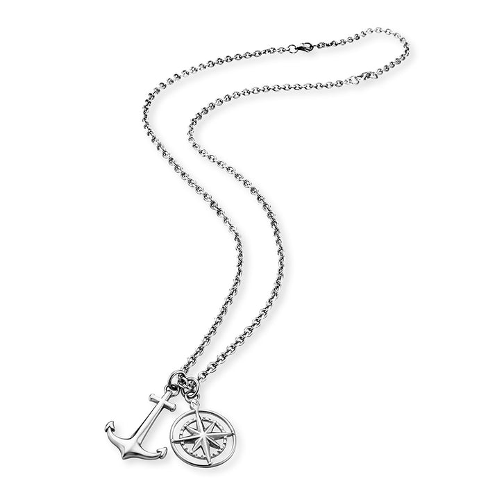 Save Brave Ankerkette mit Anhängern Anchorpolar - Farbe Silber Discount Store für neue Produkte