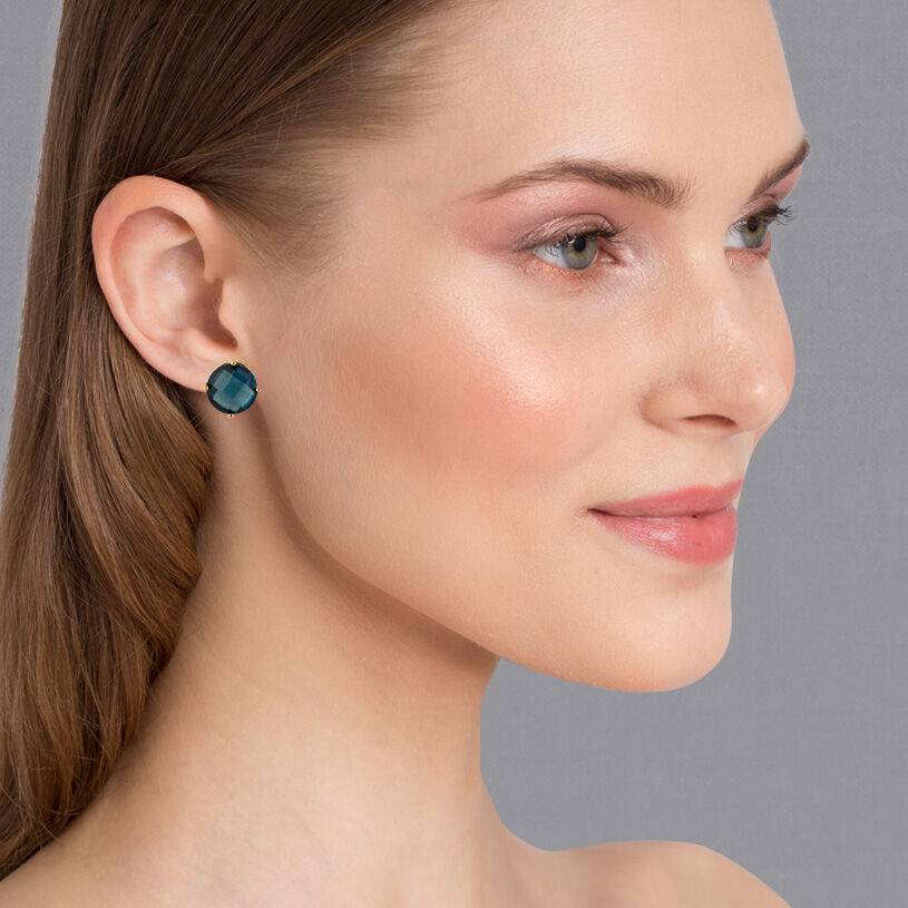 SchwesterSchwester Funkelnde dunkelblaue Ohrstecker von Janne v. d. Heide Osterangebot