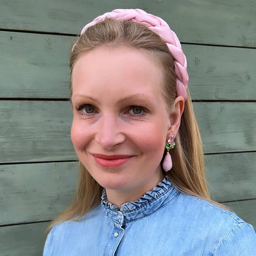 SchwesterSchwester Funkelnde Ohrstecker in Rosa und Grün mit glitzernden Tropfen Preisnachlass