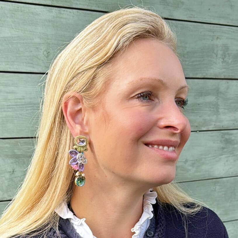 SchwesterSchwester Vorbestellbar - Dekorative Soutache-Ohrstecker in Pastelltönen Fabrik Onlineshop
