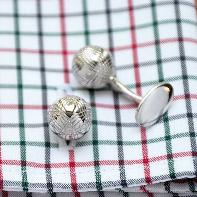 SchwesterSchwester Manschettenknöpfe Silber Boule-Kugel Bis zu 65% Rabatt