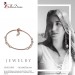 Silberdream SilberDream Armband Ringe 925 Silber rosévergoldet Damen 18cm - 21cm SDA1188E Online Outlet