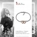 Silberdream SilberDream Armband Doppelherz Rose vergoldet 925er Silber Damen 18cm SDA2158T Räumungsverkauf