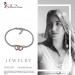 Silberdream SilberDream Armband Doppelherz Rose vergoldet 925er Silber Damen 18cm SDA2158T Räumungsverkauf