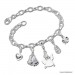 Silberdream SilberDream 925 Sterling Silber Charm Bettelarmband 20cm FC0103 Wochenangebot