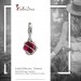 Silberdream SilberDream Charm Zirkonia Kugel rot Armband Anhänger FC200R Verkauf