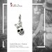 Silberdream SilberDream Charm Totenkopf mit Krone 3D 925er Armband Anhänger FC694 Fabrikpreis