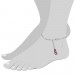 Silberdream SilberDream 25,5cm Fußkette Flipflop rosa 925er Silber SDF022A Muttertagsangebot