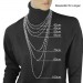 Silberdream SilberDream Collier Kette Zopf vergoldet 925 Silber Damen 45cm SDK21545Y Neueste Mode