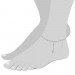 Silberdream SilberDream 25,5cm Fußkette Herz Zirkonia Silber SDF005 Bestseller
