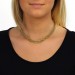 Silberdream SilberDream Collier Kette Geflecht vergoldet Damen ca. 45cm SDK22045Y Riesige Ersparnisse