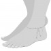 Silberdream SilberDream Fußkette Silber-Kugeln 25cm 925 Silber SDF013 Tiefpreis