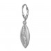 Silberdream SilberDream Ohrhänger Oval Zirkonia weiß 925 Silber Ohrring SDO369M Letzte 3 Tage