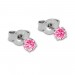 Silberdream SilberDream Ohrstecker 3er Zirkonia weiß, lila, rosa 925 Silber Ohrring SDS808 Nur für heute