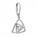 Silberdream SilberDream Ohrhänger Dreiecke 925 Sterling Silber Damen Ohrring SDO4314J Sonderangebot der Fabrik