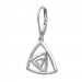 Silberdream SilberDream Ohrhänger Dreiecke 925 Sterling Silber Damen Ohrring SDO4314J Sonderangebot der Fabrik
