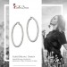 Silberdream SilberDream Creole Diamant-Cut 6cm 925 Sterling Silber Damen Ohrring SDO67386 Bis zu 55% Rabatt