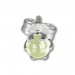 Silberdream SilberDream Ohrringe Kugel hellgrün 925 Silber Ohrstecker SDO533L Super Rabatt