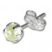 Silberdream SilberDream Ohrringe Kugel hellgrün 925 Silber Ohrstecker SDO533L Super Rabatt