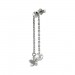 Silberdream SilberDream Ohrstecker Ohrhänger Blümchen glänzend 925 Silber SDO6714J Kostenloser Versand international