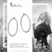 Silberdream SilberDream Creole Orient 4cm 925 Sterling Silber Damen Ohrring SDO67374 Black Friday Preise