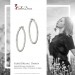 Silberdream SilberDream Creole Diamantschliff 4cm 925 Sterling Silber Damen Ohrring SDO67364 Im Verkauf