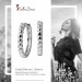 Silberdream SilberDream Creole Dots 2,1cm 925 Sterling Silber Damen Ohrringe SDO4433J 50% Rabatt für begrenzte Zeit