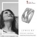 Silberdream SilberDream Ring Bandring gedreht Zirkonia weiß Gr.60 aus 925er Silber SDR411W60 Black Friday