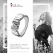 Silberdream SilberDream Ring Relief Zirkonia weiß Gr.58 aus 925er Silber Damen SDR412W58 Weihnachtsangebot