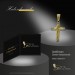 Silberdream GoldDream Kettenanhänger Kreuz zweifarbig 333 Gelbgold Echtschmuck GDH516TY Räumungsverkauf