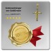 Silberdream GoldDream Kettenanhänger Kreuz zweifarbig 333 Gelbgold Echtschmuck GDH516TY Räumungsverkauf