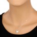 Silberdream SilberDream Glitzer Anhänger Herz Zirkonia Kristalle weiß 925 GSH203W Letzte 2 Tage